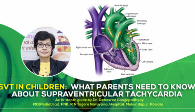 A detailed discussion on ‘SVT in Children: What Parents Need to Know About Supraventricular Tachycardia’ by Dr. Debasree Gangopadhyay, pediatric cardiologist (MD), Narayana Hospital, Mukundapur, Kolkata.